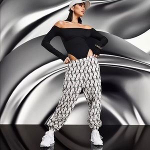 ASOS AS YOU Black Ribbed Bodysuit